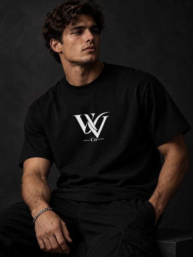 Folded custom tees and hoodies